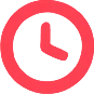 Clock icon for quote turnaround time